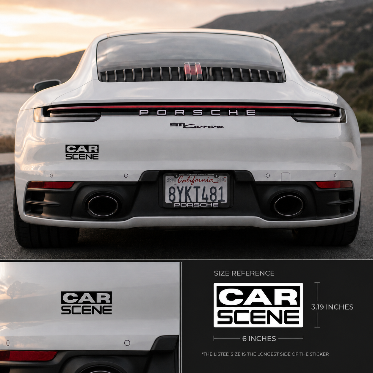 CarScene Stealth Sticker - 6"