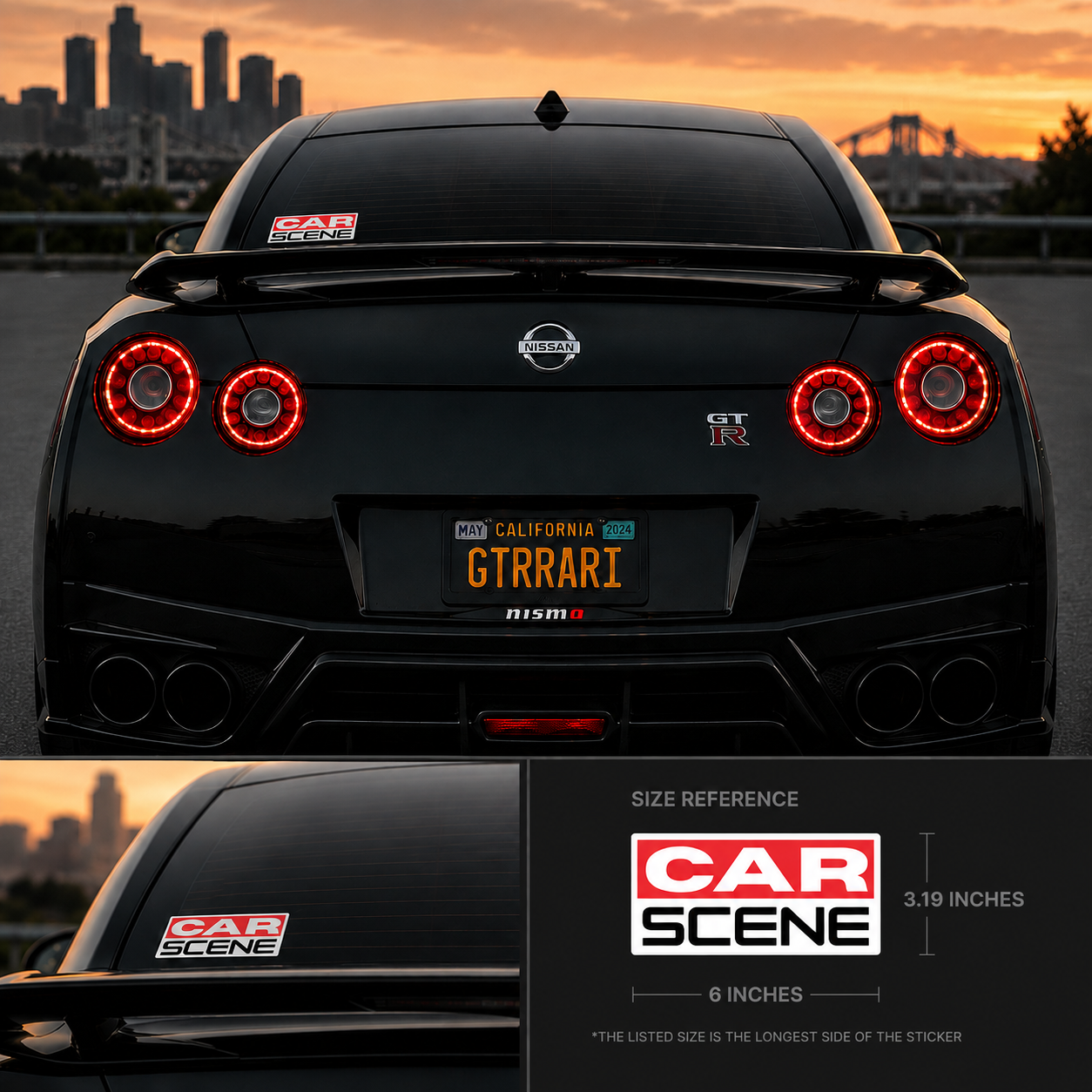 CarScene Classic Sticker - 6"